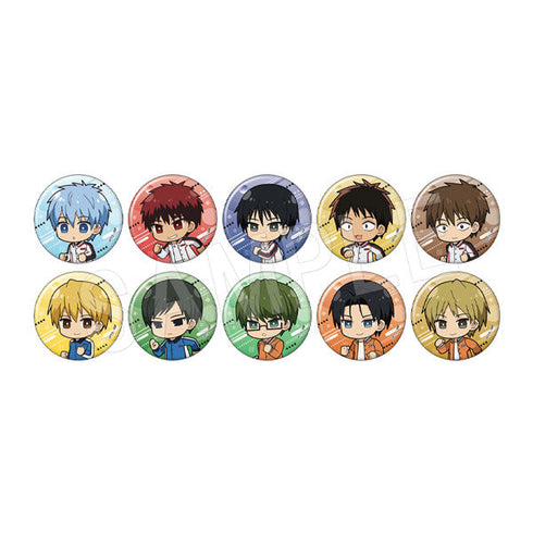 『黒子のバスケ(CGC2024)』ミニキャラトレーディング缶バッジ(TypeA) カフェ2024ver. 1セット/10個入【BOX】